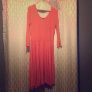 Pink Long Sleeve Dress